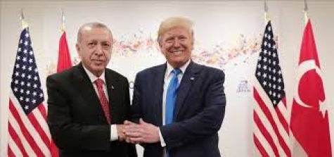 Erdoğan, Trump ile görüştü
